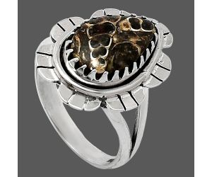 Turtella Jasper Ring size-7 SDR239692 R-1341, 9x14 mm