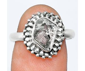 Herkimer Diamond Ring size-8.5 SDR239788 R-1071, 7x10 mm
