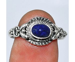 Lapis Lazuli Ring size-9 SDR239881 R-1286, 7x5 mm