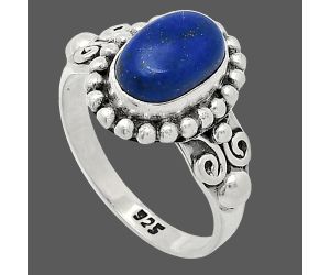 Lapis Lazuli Ring size-8 SDR239899 R-1071, 7x11 mm