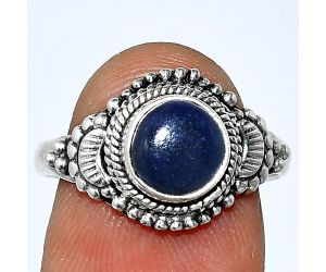 Sodalite Ring size-8 SDR239923 R-1292, 7x7 mm