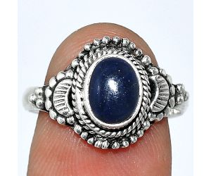 Sodalite Ring size-8 SDR239924 R-1292, 6x8 mm