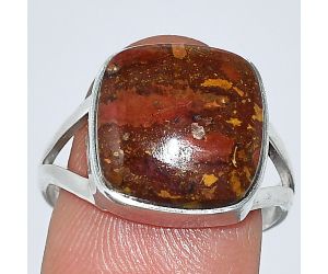 Rare Cady Mountain Agate Ring size-9 SDR239944 R-1002, 13x13 mm
