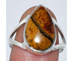 Rare Cady Mountain Agate Ring size-9 SDR239948 R-1002, 11x18 mm