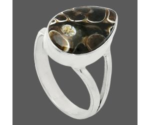 Turtella Jasper Ring size-7 SDR239956 R-1002, 10x16 mm