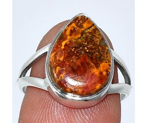 Rare Cady Mountain Agate Ring size-7 SDR239975 R-1002, 11x15 mm