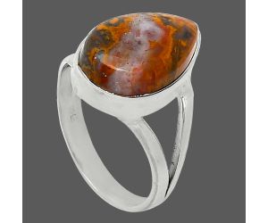 Rare Cady Mountain Agate Ring size-8 SDR240040 R-1002, 11x16 mm