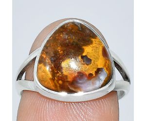Rare Cady Mountain Agate Ring size-7 SDR240047 R-1002, 12x12 mm
