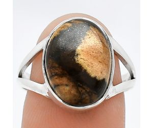 Outback Jasper Ring size-8 SDR240050 R-1002, 11x15 mm