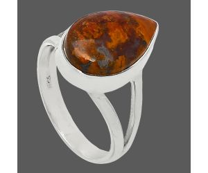 Rare Cady Mountain Agate Ring size-8 SDR240067 R-1002, 10x16 mm