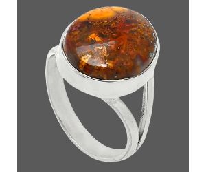 Rare Cady Mountain Agate Ring size-8 SDR240079 R-1002, 13x15 mm