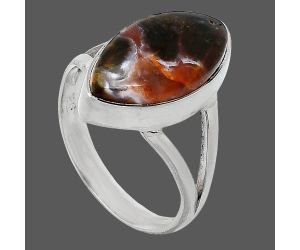 Rare Cady Mountain Agate Ring size-8.5 SDR240198 R-1002, 10x18 mm