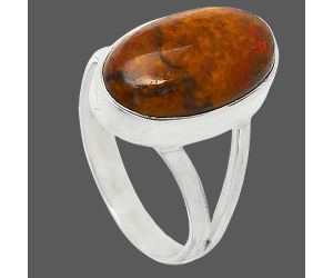 Rare Cady Mountain Agate Ring size-8 SDR240208 R-1002, 10x17 mm