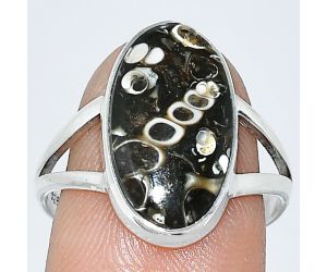 Turtella Jasper Ring size-9 SDR240239 R-1002, 10x17 mm