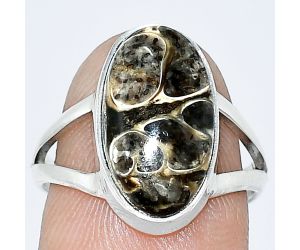 Turtella Jasper Ring size-7.5 SDR240243 R-1002, 9x16 mm