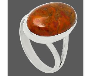 Rare Cady Mountain Agate Ring size-8 SDR240247 R-1002, 11x17 mm