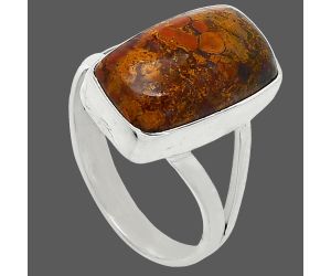 Rare Cady Mountain Agate Ring size-9 SDR240258 R-1002, 10x17 mm