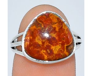 Rare Cady Mountain Agate Ring size-7 SDR240467 R-1003, 13x13 mm