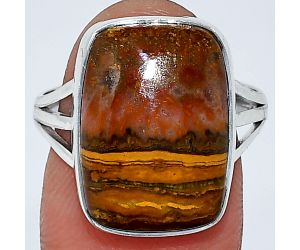 Rare Cady Mountain Agate Ring size-8 SDR240504 R-1003, 13x18 mm