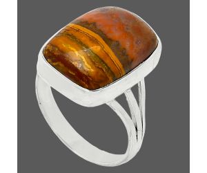 Rare Cady Mountain Agate Ring size-8 SDR240504 R-1003, 13x18 mm