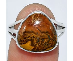 Rare Cady Mountain Agate Ring size-8 SDR240574 R-1003, 13x13 mm