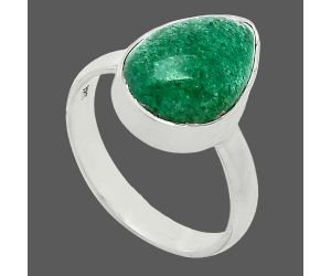 Green Aventurine Ring size-7 SDR240608 R-1001, 10x14 mm