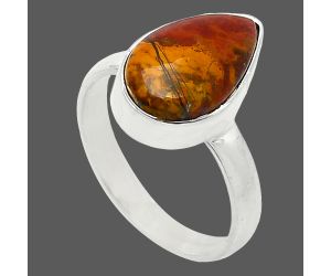 Rare Cady Mountain Agate Ring size-7 SDR240613 R-1001, 9x14 mm