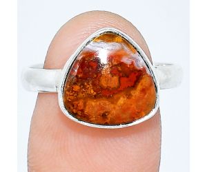 Rare Cady Mountain Agate Ring size-9 SDR240655 R-1001, 12x12 mm