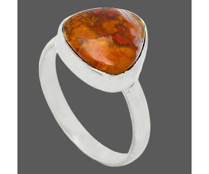 Rare Cady Mountain Agate Ring size-9 SDR240655 R-1001, 12x12 mm