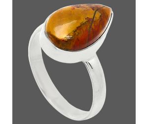 Rare Cady Mountain Agate Ring size-8 SDR240680 R-1001, 10x15 mm