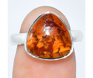 Rare Cady Mountain Agate Ring size-8 SDR240699 R-1001, 12x12 mm