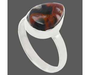 Rare Cady Mountain Agate Ring size-8 SDR240715 R-1001, 9x13 mm