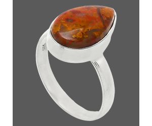 Rare Cady Mountain Agate Ring size-8.5 SDR240775 R-1001, 10x16 mm