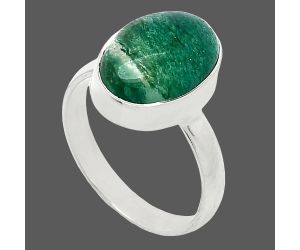 Green Aventurine Ring size-7 SDR240779 R-1001, 10x14 mm