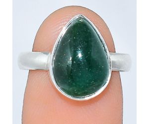 Green Aventurine Ring size-7 SDR240781 R-1001, 10x14 mm