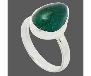 Green Aventurine Ring size-7 SDR240781 R-1001, 10x14 mm