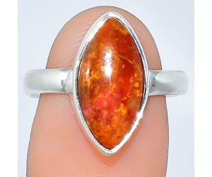 Rare Cady Mountain Agate Ring size-9 SDR240784 R-1001, 9x17 mm