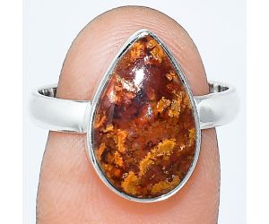 Rare Cady Mountain Agate Ring size-8 SDR240831 R-1001, 10x16 mm