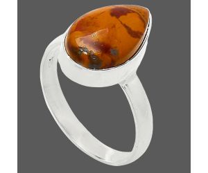 Rare Cady Mountain Agate Ring size-8.5 SDR240835 R-1001, 9x15 mm