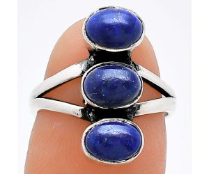 Lapis Lazuli Ring size-6 SDR240883 R-1263, 7x5 mm