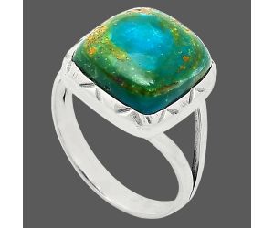 Peruvian Opalina Ring size-9 SDR240887 R-1014, 13x13 mm