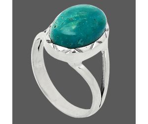 Peruvian Opalina Ring size-8.5 SDR240900 R-1014, 9x14 mm