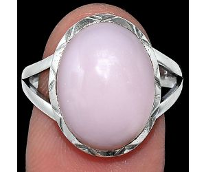 Pink Opal Ring size-9 SDR240923 R-1014, 12x16 mm