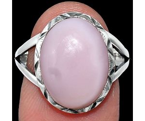 Pink Opal Ring size-8 SDR240925 R-1014, 12x16 mm