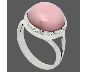 Pink Opal Ring size-8 SDR240927 R-1014, 13x13 mm