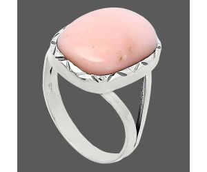 Pink Opal Ring size-10 SDR240930 R-1014, 12x17 mm