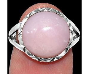 Pink Opal Ring size-8 SDR240931 R-1014, 13x13 mm