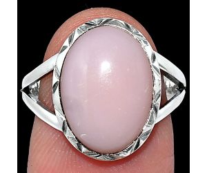 Pink Opal Ring size-8 SDR240932 R-1014, 11x15 mm