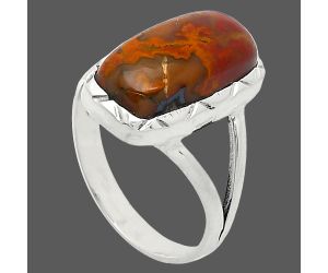 Rare Cady Mountain Agate Ring size-8.5 SDR240956 R-1074, 8x16 mm