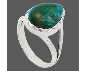 Peruvian Opalina Ring size-8.5 SDR240961 R-1074, 10x15 mm